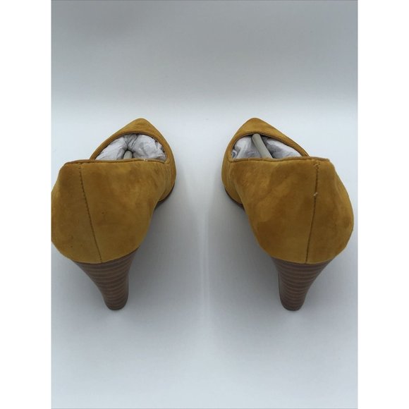 Sole Society Baked Yellow Wedge Heel Size 6M - Picture 9 of 12